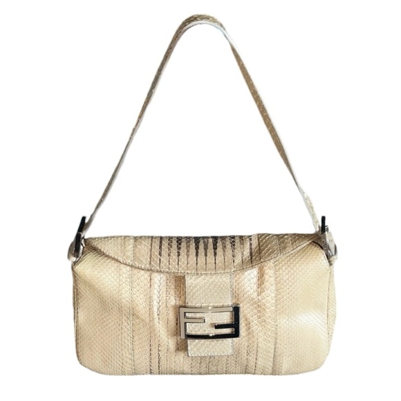 SOLD Fendi Snakeskin Vintage Baguette - Picture 1 of 12